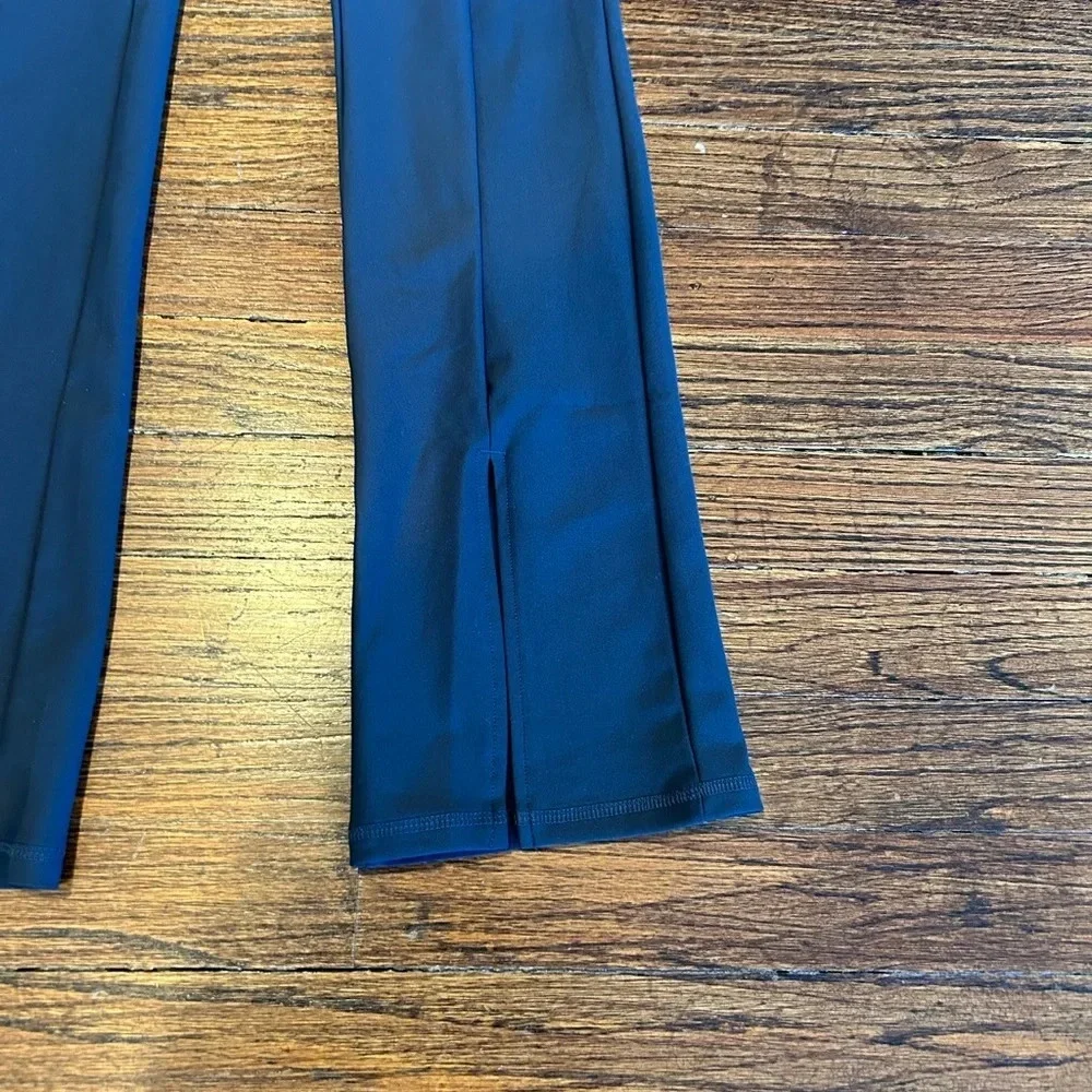 Girls High Rise Flare Pants (Black and Grey Pair)